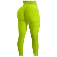 Jsaierl joga hlače za žene plus veličine nogavice koje trče visoke struk hlače Stretch Tummy Control