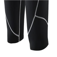 Muške kompresijske hlače Sportske performanse Aktivni hladni suši tectine Capri tajice Yoga base teretana