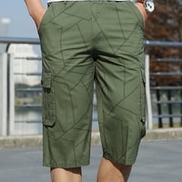 Aaimomet Mens Cargo Hlače Fitness BodyBuilding Casual Hots Pocket Sports Ispisao muške hlače Ljeto u
