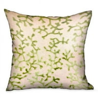 Plutus marke Sage Reef Apple Green Cvjetni luksuzni jastuk za bacanje