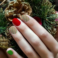 Božićna naljepnica za nokte Modni dodaci za noktima Ukrasi manikira