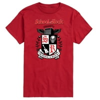 Škola rocka - autentična crest škole - grafička majica s kratkim rukavima