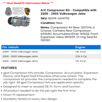 C Kompresor komplet - kompatibilan sa - Volkswagen Jetta 2004