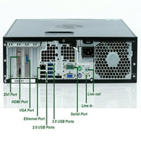 Obnovljeno Gaming HP SFF Computer Core i5, 16GB RAM-a, 500GB HDD, 240GB SSD, NVIDIA GT 730, NVidia GT