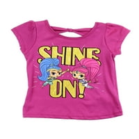 Nick JR Little Girls 'Toddler Shimmer i sjaj luk nazad, magenta