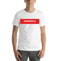 Nedefinirani pokloni XL Super crveni blok downsville majica s kratkim rukavima