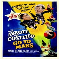 Abbott i Costello Idite na Mars Movie Poster Print - artikl MOVIC7871