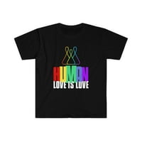 Ljudska dugačka majica Žene Muškarci Gay Pride Majica Rainbow Muška majica