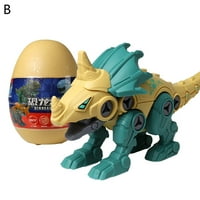Sretan datum razdvaja igračke dinosaura za godinu dana za rođendanskim dječacima s jajima dinosaura,