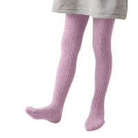 Hlače za djecu dječje djevojčice tajice mališani kabeli pletene tople gamaše bešavne rastezljive čarape pantyhose zimske čarape Dječje pantalone