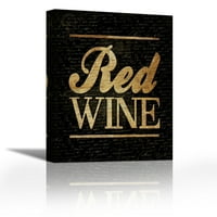 Crveno vino - Savremena likovna umjetnost Giclee na platnu Galerija WAPHR - Zidni dekor - umjetničko