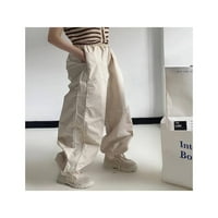 SpringRain ženske staklene hlače Y2K hlače vrećice široke noge za žene Y2K padobranske hlače