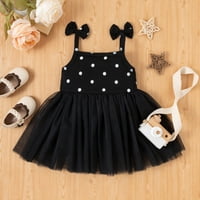 Djevojke Modne haljine Bowknot Outfits Princess Toddler Dot Ljetna haljina Dječje haljine Kids Tulle