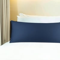Piccocasa pamučni jastučnici za tijelo za duge jastuke mornarsko plavo tijelo