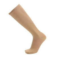 PXIAKGY čarape za žene 1para UNICOMPRESSION LONG SOCKS Žene Muške Čista boja Noga Čarapa Bijela + S