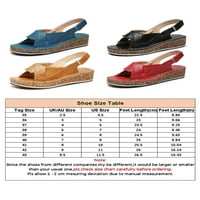 Ženske sandale s niskim klinom dame Open Peep toe platforme cipele US $ 4,5-11,5