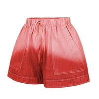 Lounge Hlače Žene udobne ljetne kratke kratke hlače izvlačenja elastičnih struka džepova casual hlače