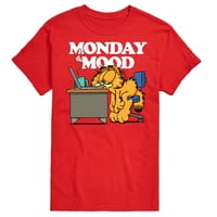 Garfield - Ponedjeljak Raspoloženje - Muška grafička majica kratkih rukava