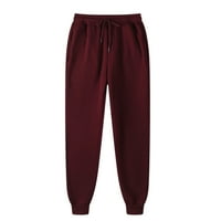 Ležerne prilike zadebljane sportske hlače Solidne boje Velvet Trčanje za tečajne pantalone Muškarci i žene 2206p