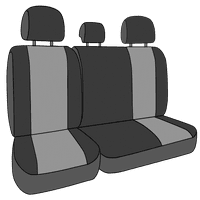 Caltrend Stražnji split klupa Neosupreme navlake za sjedala za - Ford Bronco - FD575-32NA Havaji crveni umetak i obloži