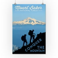 Mount Baker National Forest, Washington, osvojite planinu