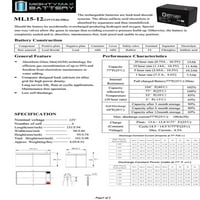 12V 15AH F baterija zamjenjuje CTM HomeCare HS-120, HS- - Pack