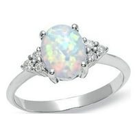 Prstenovi za ženski nakit prsten kamen opal ring bijeli Opal modni ručni kružni nakit prstenovi u nakitu