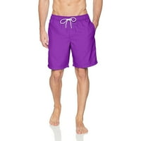 Yubnlvae muške plažne hlača Sportske casunske hlače Brze suhe kratke hlače sa unutrašnjim neto - ljubičastom