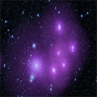 Forna Cluster of Galaxies Hi Gloss Space Poster Fini Art Print