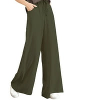 Zuwimk hlače za žene Ležerne prilike, ženske ležerne mršave gamaše rastezljive radne pantalone visoke
