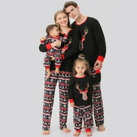 Lenago Božićne pidžame za žene Božićni tisak Porodica Europska i američka Pajamas roditelj-dijete odijelo