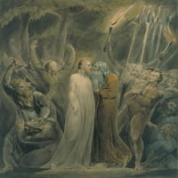 17 X21 Poster kvalitete likovnog umjetnosti: Juda ga izdaje, William Blake Tate