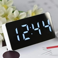 LED digitalni budilnik noćni svjetlo Termometar Display Mirror LAMP USB punjenje