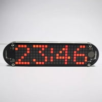 Visoka preciznost višenamjenske LED dot matri animacijske efekte Clock DIY Kit Novo