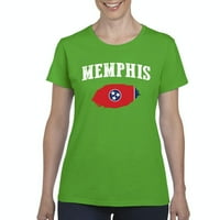 Ženska majica kratki rukav - Memphis Tennessee