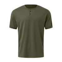 Muška majica Ljetna moda Jednostavno dugme Majica kratkih rukava Top bluza za rad u kancelariji