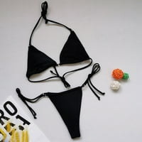 Plus size kupaći kostimi Jedna ženska kupaći kostimi zavoj čvrsta dvodijelna kupaći kostim bikini plivajuća