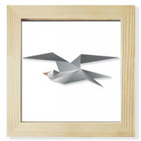 Geometrijska vrana Origa uzorak Square Frame Frame Frame Wall Stollop prikaz