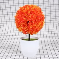 Umjetna biljka Ball Simulirani biljni ukrasni Bonsai plastični cvjetni kuglica za ukrašavanje doma