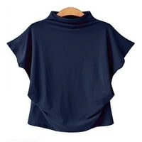 Žene ljetne majice Solid Crew izrez Loonice TURS TOP BLUSE majice Modne partijske majice u partiju