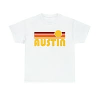 Muški Austin, Texas Retro Sun Pamuk Grafički majica