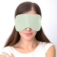 Osobna nega za uklanjanje maske za spavanje svila BlackOved Mekana putna maska ​​s podesivim maskom