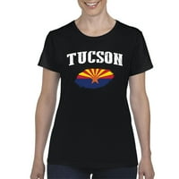 - Ženska majica kratki rukav, do žena veličine 3xl - zastava Tucson Arizona