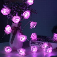LHOMEOVE unutarnje vanjsko umjetno cvijeće svjetla LED baterija LED svjetiljka za cvijeću ruže bajki