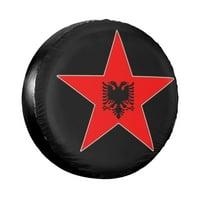 Albanski kraljevski vojni grb rezervni poklopac guma Torbica torbica za jeep Honda Albanija Ponosni