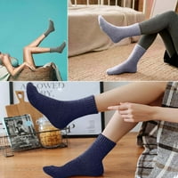 Ženske toplotne čarape za žene Ležerne prilike, Comfort Warm Winter Socks Mid Tube Socks Čarape za žene