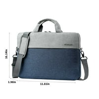QEPWSC torba za laptop, futrola za nošenje računara s remenom na ramenu kompatibilna s višenamjenskoj torbi za komutaciju za muškarce i žene laptop torba-tamnoplava plava