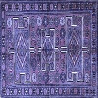 Ahgly Company Zatvoreni pravokutnik perzijski plavi tradicionalni prostirci područja, 2 '5'