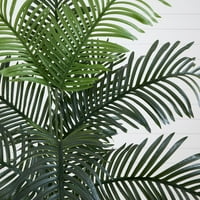 Skoro prirodni T ft. Umjetni raj Palm sa bijelim ukrasnim sadnicama, zelenom bojom