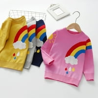 Toddler Boys Girls Duge Dukseri, ESHO 1-6T Kids Baby Crtani film Pletene pulover bluza Tops Obuća